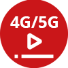  خدمات البث المباشر 4G / 5G