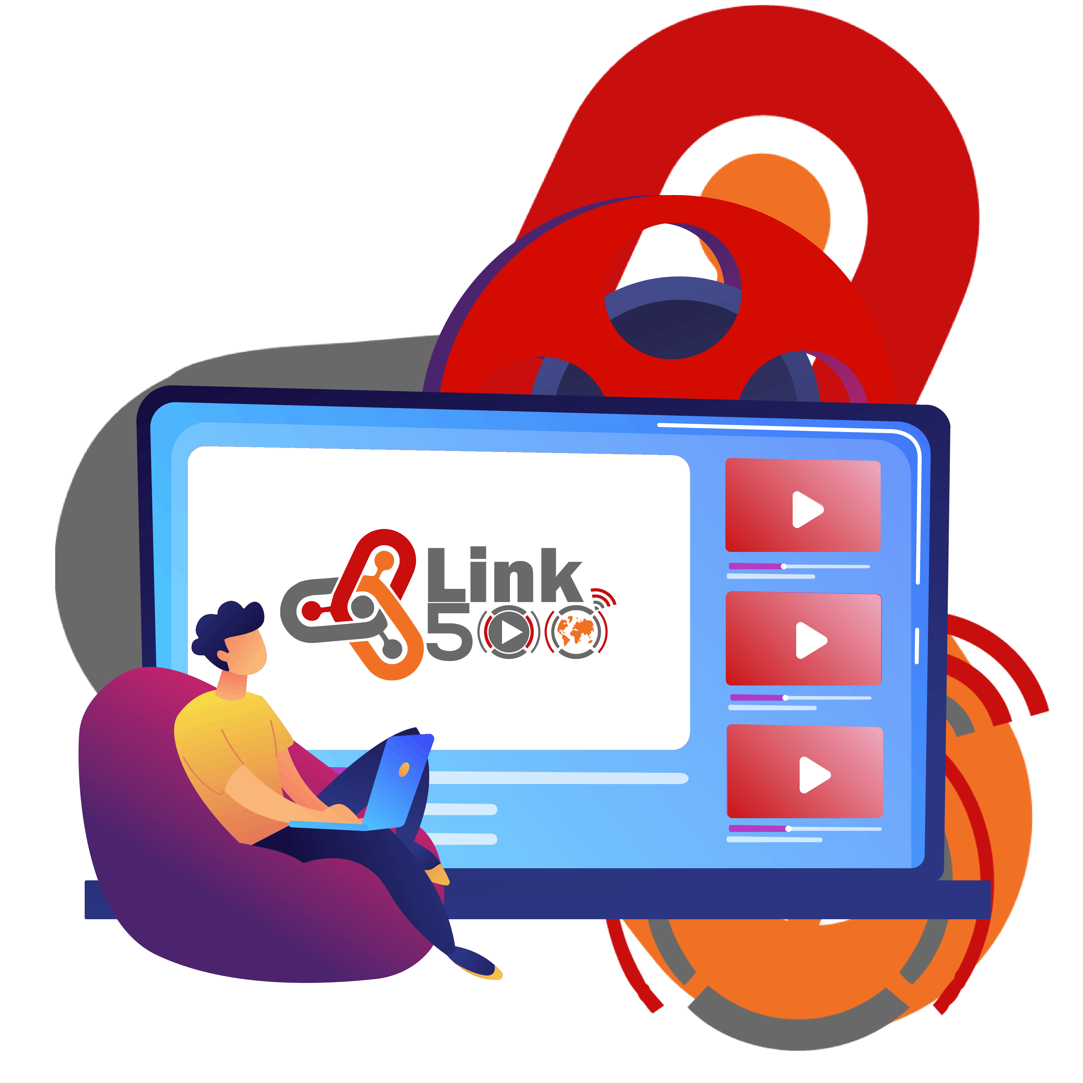 معدات Link500 للبث المباشر وإعدادات الإنتاج